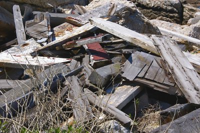 Debris pile.