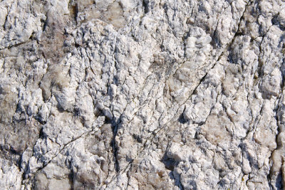 Pegmatite, the prevailing rock type.