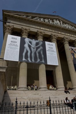 At the Body and Soul exhibit in the Museum of Fine Arts