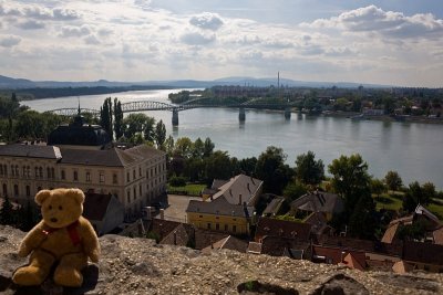 View on the Danube and Slovakia