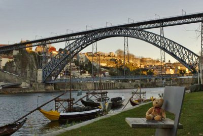 The D. Luis Bridge and River Douro