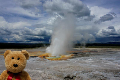 Getting close to Old Faithful