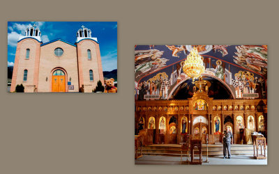 At the Serbian Orthodox Church