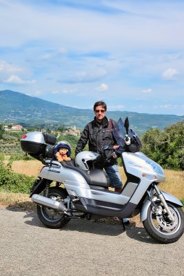 What a nice idea.  A day trip over Casentino by motorbike!