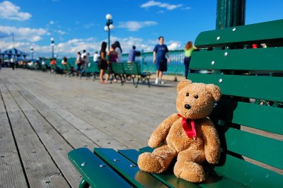 It's nice to rest a little sur la promenade du Château Frontenac!
