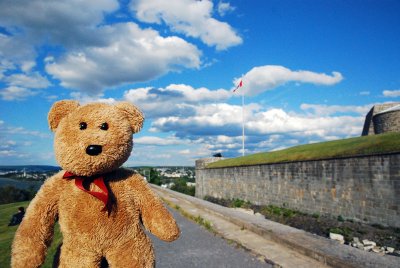Here I'm at the Plains of Abraham