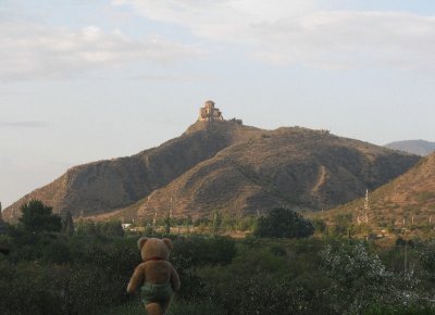 I'm gonna climb the hill to see one of the most holy monasteries in Georgia! 