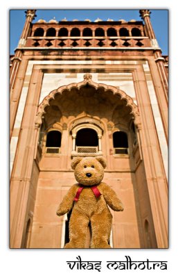 In front of Safdarjung's tomb