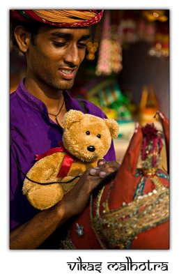 Meeting people at Dilli Haat