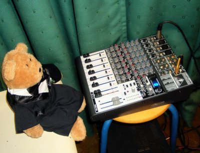  I'm just checking the sound mixer!  All must be perfect!