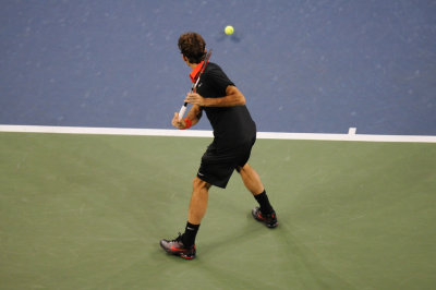 Roger Federer at US Open 2009 Men's Quarterfinal
