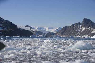 Glaciers,icebergs and floating ice