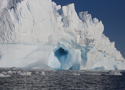 Iceberg with hole