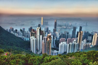 Hong Kong (View from peak) (HDR)