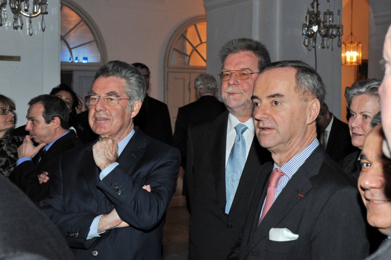 PRESSE: Bundesprsident Dr. Heinz Fischer mit Rektor  Univ. Prof.Univ.-Prof. Dr. Werner Hasitschka