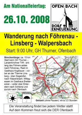 Fhrenwald - Thermenwanderung am 26. Oktober
