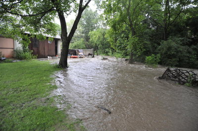 Hochwasser am 24. Juni 2009, Fotos aus Ofenbach und Lanzenkirchen