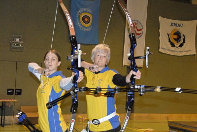 Theresa Rasinger (3. Platz Rec D), Elisabeth Grube (4. Platz Rec D)