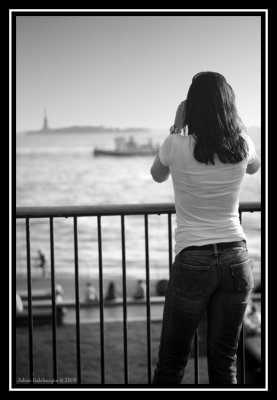 Statue of Liberty from Battrey park