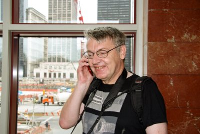 Ray talking to Cindi