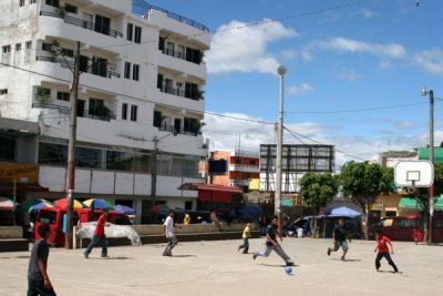 Area Deportiva en el Parque Central