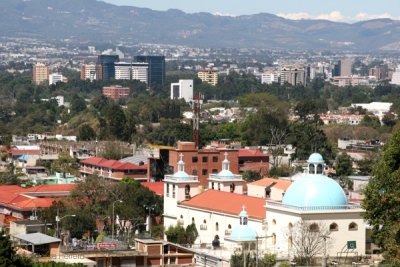 Vista Panoramica de la Capital de Guatemala desde esta Cabecera
