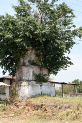 Ruinas de Antigua Chiminea de la finca El Carmen