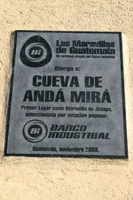 Cueva Anda Mira Declarada Maravilla De Jutiapa