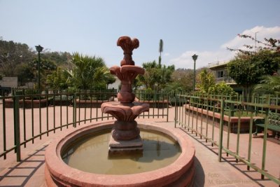 Fuente en el Parque Central