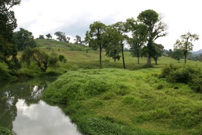 Vista del Rio Cahabon a las Afueras de la Ciudad