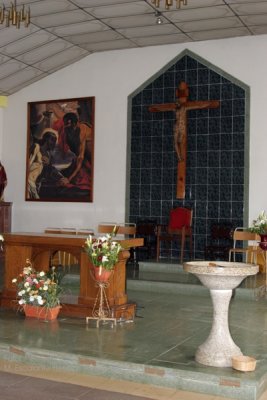 Detalle de Interior de la Iglesia Catolica