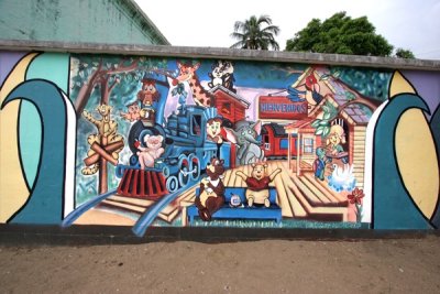 Mural en el Parque Infantil