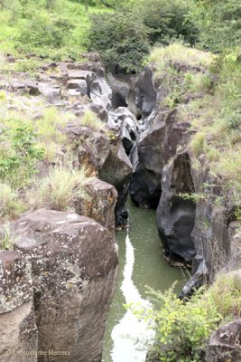 Erosion en las Rocas Provocada por el Rio