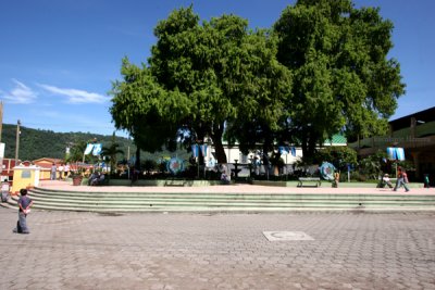Vista del Parque Central de la Cabecera