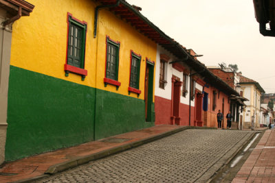 Calle Tipica del Barrio La Candelaria