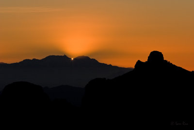 Solstice End at Kitt Peak