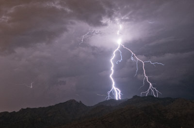 Lightning in the Catalinas July 1 #1