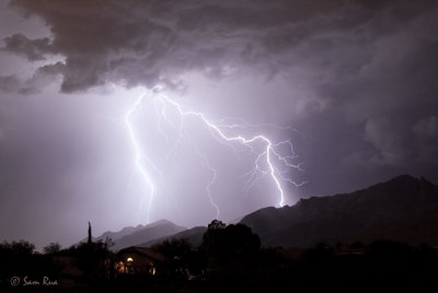 Lightning in the Catalinas July 1 #2
