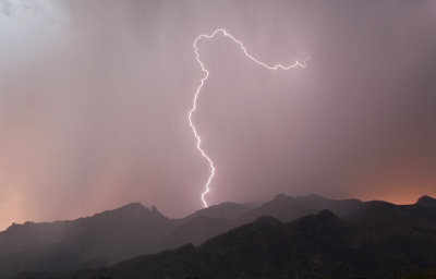 Catalina Mountain Lightning
