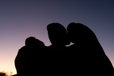 Venus Boulder Silhouette