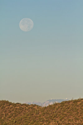 Moon Over Kitt Peak