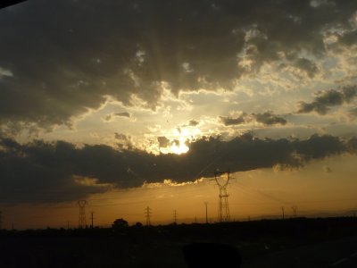 Cloudy sunrise