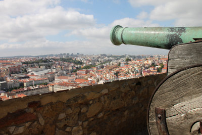 Vue sur Lisbonne du château