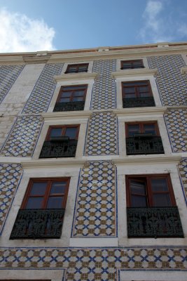 Façade d'azulejos carreaux de faïence