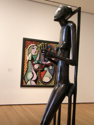 Picasso : la petite fille au miroir