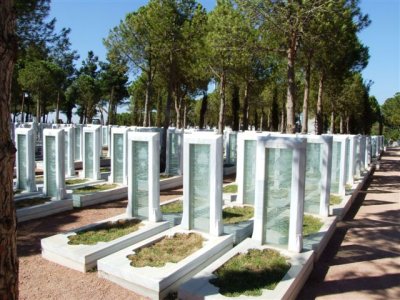 Turkish Memorial eteched Glass memorial boards