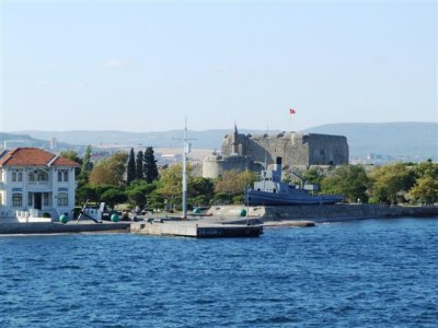 Military museum and replica ship