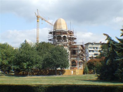 The church to replace the destroyed one from the Pantheon