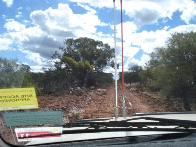 Bush Track through to works area