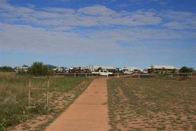 Looking back into Point Sampson